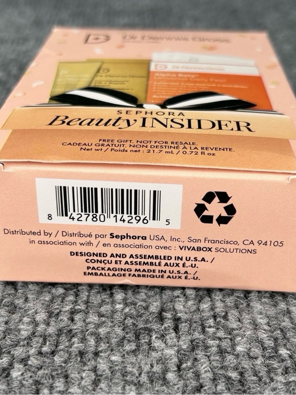Dr Dennis Gross Skin Spa Trio Sephora Beauty Insider Birthday Gift Skincare Peel - Picture 3 of 3